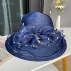 Bridal Fascinator Lace Tea Party Hat Women s Kentucky Derby Church Sun-hat Dress
