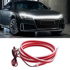 Dynamic Car Hood Light Strip  59 71 79 Inches Flexible Exterior 59 Inch White