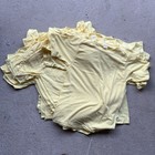 Deadstock Lot Of 16 Vintage Sportswear T Shirts 100  Polyester Yellow Size Small