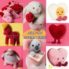 Jellycat Amuseables Colette Heart Macaron Plush Toy W  Tags   Dust Bag