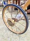Rare Vintage 1930s Airflow Tricycle Art Deco Design W  Dice Pedals   Fenders