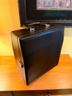 Vintage Leather Travel Portable Bar Set  3 Bottle Case From Germany