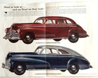 1942 Original Pontiac Torpedoes Car Dealer Sales Brochure Deluxe     free Shpg