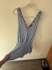Missoni Mare Geometric Knit V-neck Romper Blue white Size 44