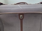 London Fog Suitcase Garment Bag Brown Tweed Large Rolling 22 X 22 X 9 Inch