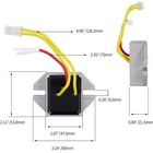 Voltage Regulator For John Deere Z225 Z245 Z425 Z435 Z445 Z465 Zero Turn Mower