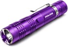 Police Stun Gun M12 Metal Self Defense Rechargeable Led Flashlight Purple
