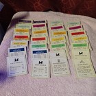 Vintage 1937-39 Pre Ww2 Era Monopoly Game Wooden Tokens Hotels   Houses 