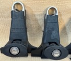 Set 4 Yakima 1a Raingutter Towers W sks Locks key   Boots spacers Complete
