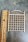 Dollhouse Miniature Garden Trellis For Flowers Wood 3 3 4  Tall Unpainted