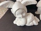 Bunny Sweet Tots Set Of All 4  6 5-8  Ceramic Bisque Ready To Paint Dona   s Molds