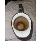 Vintage Mid Century Enamel Ware Orange Pitcher Japan