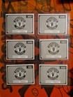 2008 Panini Manchester United Sticker Collection Champions Photo  187-192 Lotof6