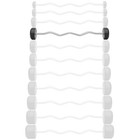 Open Box - Rubber Fixed Barbell  Pre-loaded Weight  Ez Curl Bar - 40 Lb