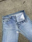 Vintage 80s Levi   s 501xx Fly Button Light Wash Blue Jeans Denim Usa Made 34