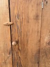 Antique Primitive Pine Wood Chimney Cabinet Vintage Hand Made 71 x23 5 x13 5 