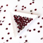 Dark Siam Flat Back Glass Crystal Stones Strass Iron On Hotfix Rhinestones