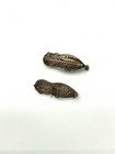 Silver Filigree Brooch Shoe Pins From 1940s Palestine  Lot Of 2 Antique 