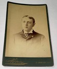 Rare Antique Id d American Lawyer Richard H  Riker  Ny Cabinet Card Photo  Us 