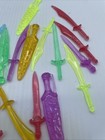 Vintage Plastic Toy Swords  Novelty Cake Cutting Variety Of Colors  86 