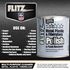 Multi-purpose Metal Polish Paste - 2lb Can Of Usa-made Metal Scratch Remover - W