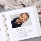 Keepsake Baby Memory Book For Boys And Girls     Timeless First 5 Year Blue 