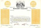 Mcdonald s Corp  - Specimen Stock Certificate - Specimen Stocks   Bonds