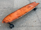 Lucid 45  Longboard Skateboard Fish Tail Complete Skate Made In California New