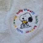 Vintage Baby Snoopy Terry Zip Size Up To 16 Pounds With Hood