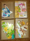 Lot Of 4 Vintage Whitman The Ginghams Paper Dolls   Play Sets In Original Boxes