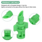 100pcs Misting Nozzles 180   Emitter Sprinklers Garden Irrigation System  green 