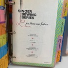 Vintage Singer Sewing Series For Home And Fashion Hardback Binder Copyright 1972