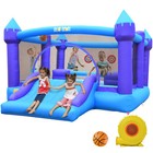 15x12ft Commercial Inflatable Bounce House Slide Kids Jumper Castle With Blower