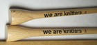 New Pair We Are Knitters Straight Wooden Knitting Needles Size 11 8mm 14-1 2 