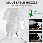 Glass Spray Bottles With Silicone Sleeves  2 Pack  16 Oz   Mist Green   Grey