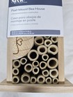 Style Selections Post Mount Bee House Wood Bamboo Heart Hotel