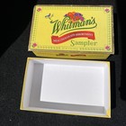 Vintage Whitman s Sampler Assorted Chocolate 12 Oz  Cross Stitch Box  Empty