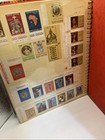 Photo Album Full Of Stamps Vintage Collection