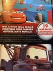 Disney Pixar Cars Removable Self Stick Room Appliques Set Of 19 Stickers New