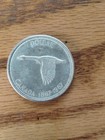 1867-1967 Canadian Goose Centennial Silver Dollar Elizabeth Ii  80  Silver 