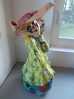 Oskar Raoul Paper Mache Vintage Mexican Folk Art Statue Ooak Contemporary Clown
