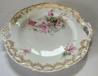 Rare Antique Kpm Germany Porcelain Plate With Handles Floral 1840-1895  9 3 4  