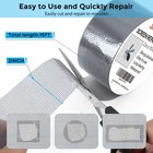 Secopad Grey Window Screen Repair Tape  2in X 15ft  180in  X 15ft  Gray