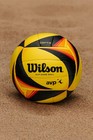 Wilson Avp Optx Official Beach Volleyball   Pro Game Ball Black yellow Outdoor