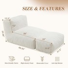  Big Bean Bag Lounger Chairs Large Beanbag Chair For Adults Bean Bag Sofa White