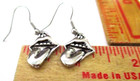 Rolling Stones Tongue Earrings Vintage Old Rock Band Concert Music Collectible