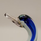 Murano Alfredo Barbini For Weil Ceramics   Glass Blue Duck Figurine 6 