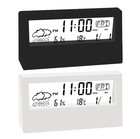 1pc Led Thermometer Hygrometer Clock Alarm Weather Station Display - New