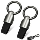 2pcs Car Key Chain Clip  Leather Keychain Key Fob Keychain  Key Chain Rings F   
