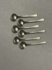 Lot 6 Vintage Matching Sterling Silver Fancy Salt Spoons  Not Scrap Beautiful